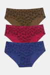Rosaline Pure Cotton Full Coverage Maple Mystic  Brief (Pack of 3) — thumbnail 5
